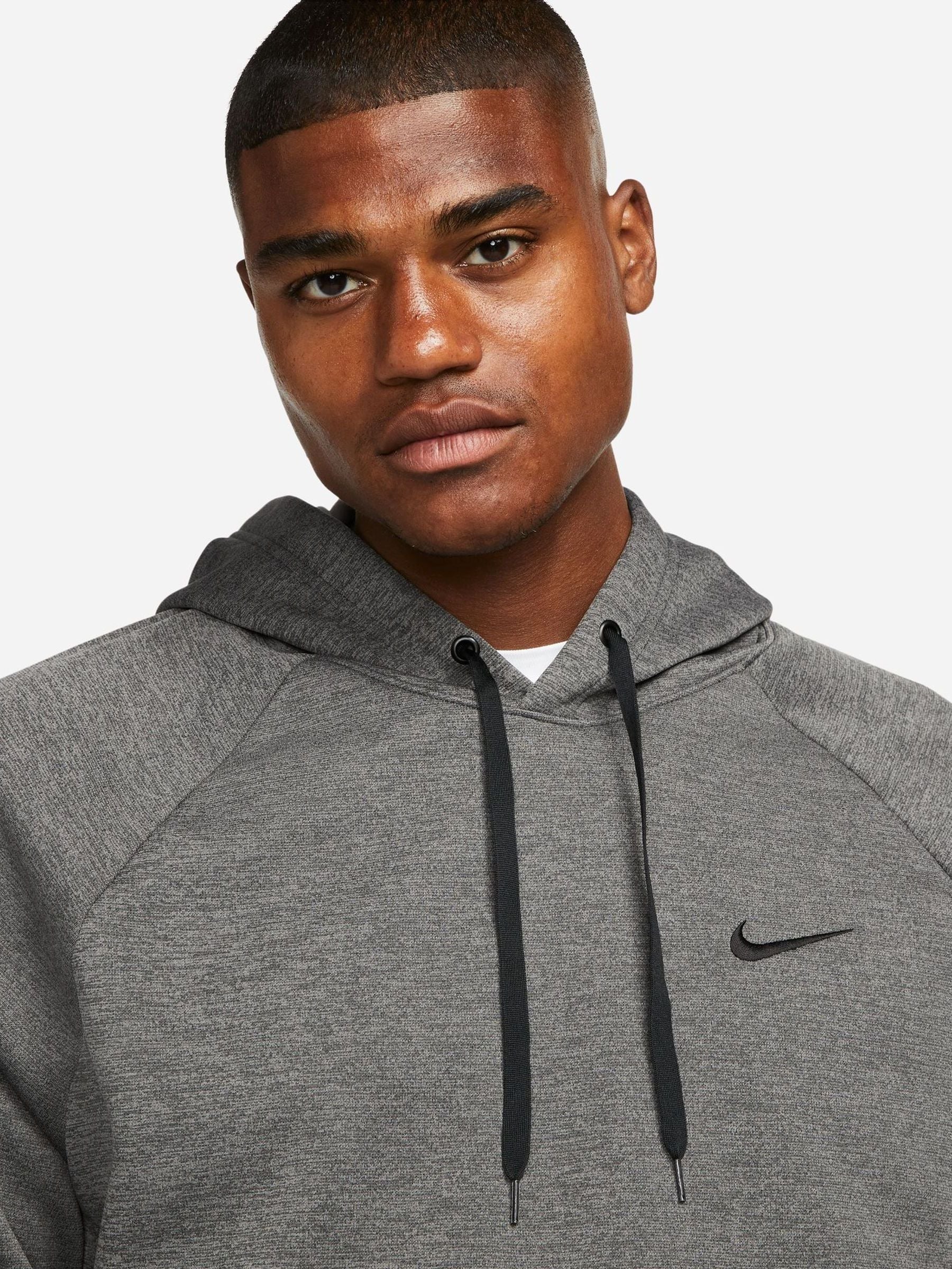 Nike charcoal grey hoodie shop