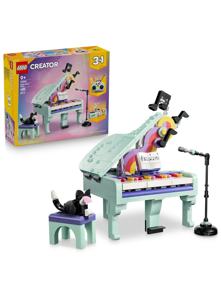 LEGO Creator 3 in 1 Music Decor Piano with Cat 31392 - Image 2 of 8 LEGO Creator 3 in 1 Music Decor Piano with Cat 31392 - Image 2 of 8