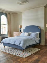 Nina Campbell Clabon Indigo Lowndes Bed Upholstered - Image 1 of 3