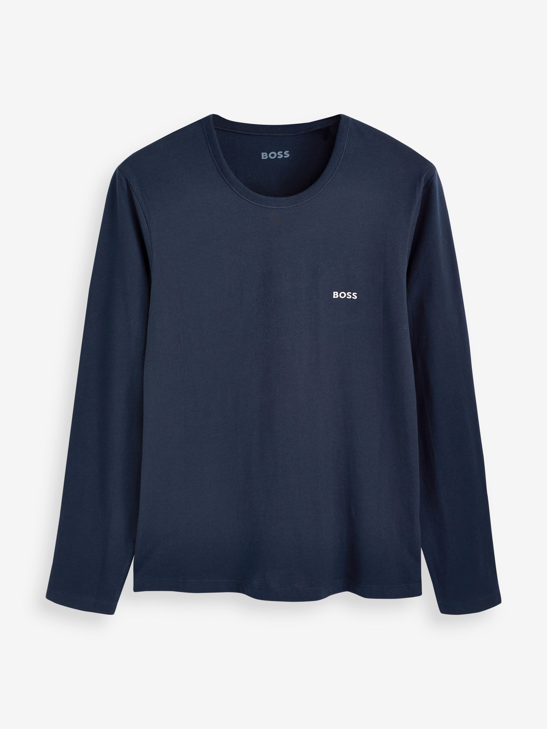 Buy BOSS Black 100 Cotton Long Sleeve T Shirt 3 Pack from Next Luxembourg