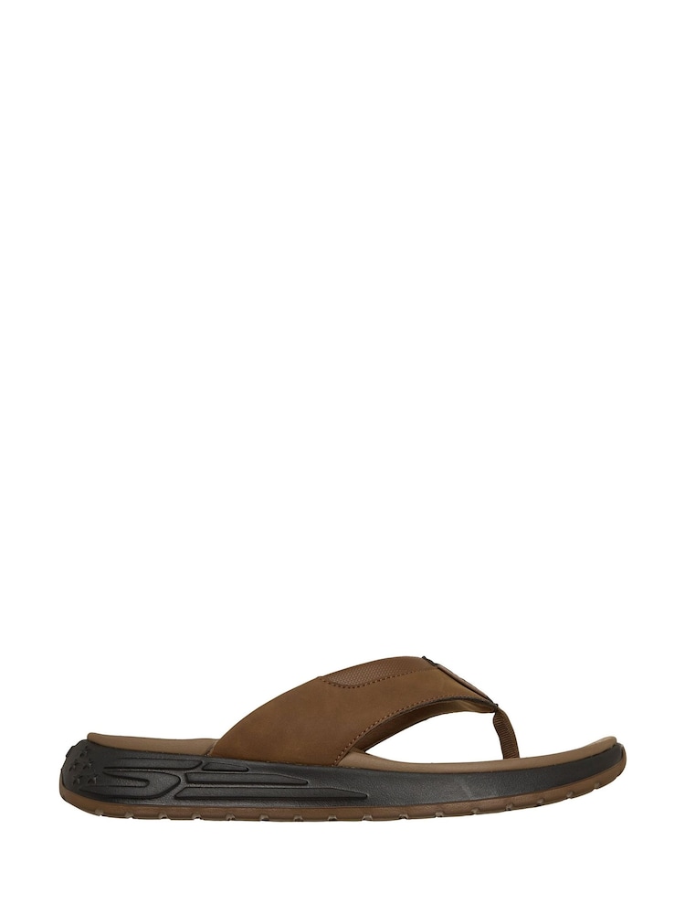 Skechers Brown Street Retro Jogger Mules - Image 1 of 4 Skechers Brown Street Retro Jogger Mules - Image 1 of 4