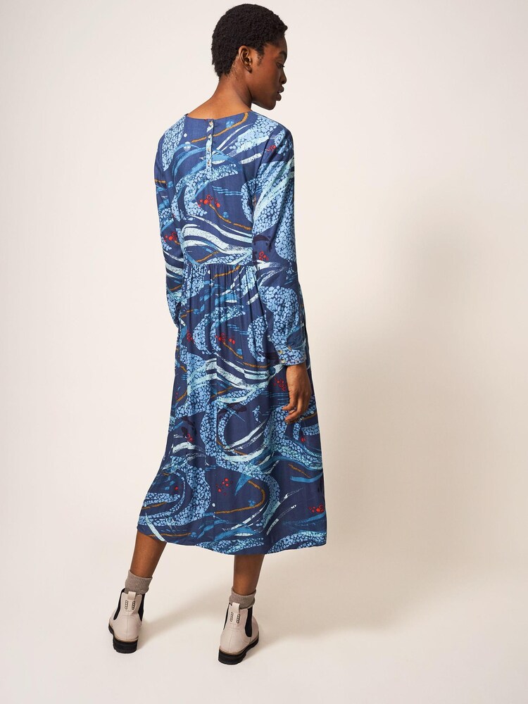 White Stuff Blue Elisa Dress - Image 3 of 7