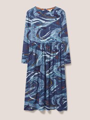 White Stuff Blue Elisa Dress - Image 6 of 7