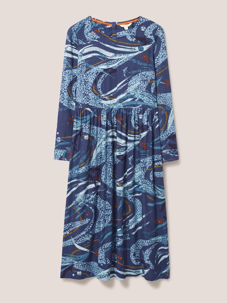White Stuff Blue Elisa Dress - Image 6 of 7