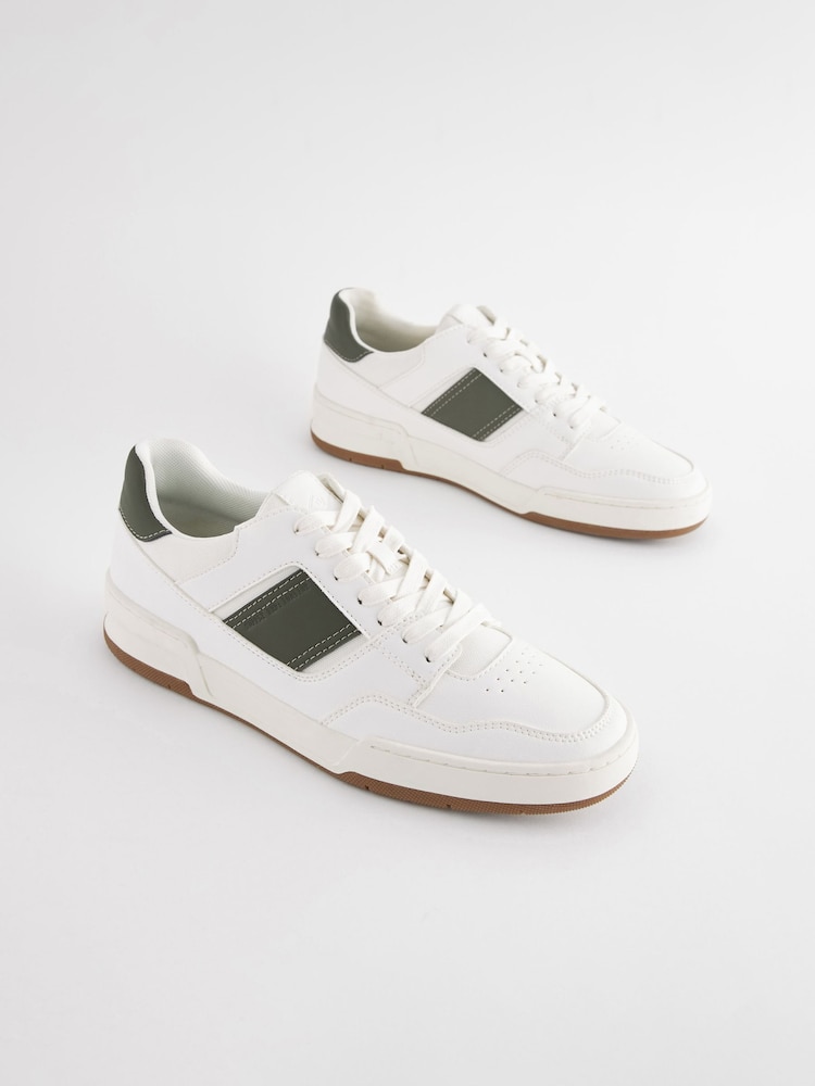 White Smart Casual Trainers - Image 3 of 6
