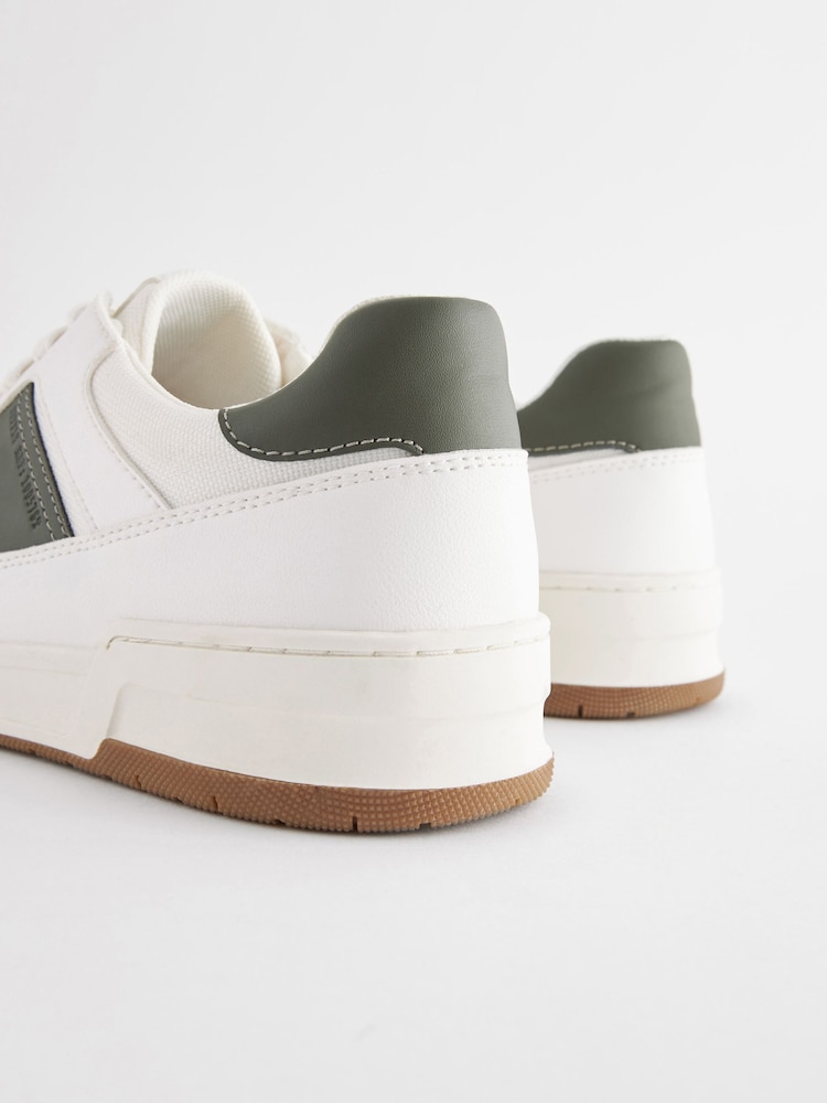 White Smart Casual Trainers - Image 6 of 6