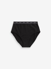 Black Spot Print Full Brief Medium Flow Period Knickers 2 Pack - Image 9 of 9