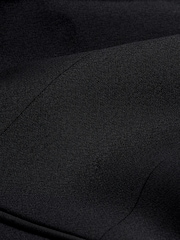 Black Tailored Crepe Single Breasted Blazer - Image 5 of 6