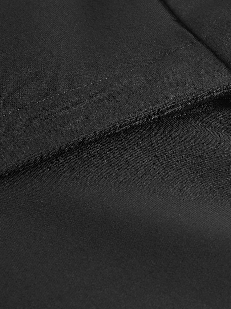 Black Tailored Crepe Super Wide Trousers - Image 6 of 6 Black Tailored Crepe Super Wide Trousers - Image 6 of 6