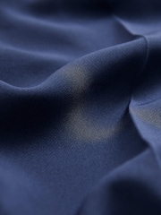 Navy Tailored Button Detail Taper Trousers - Image 6 of 6