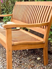 Rowlinson Brown Willington Bench 1.2m - Image 2 of 3