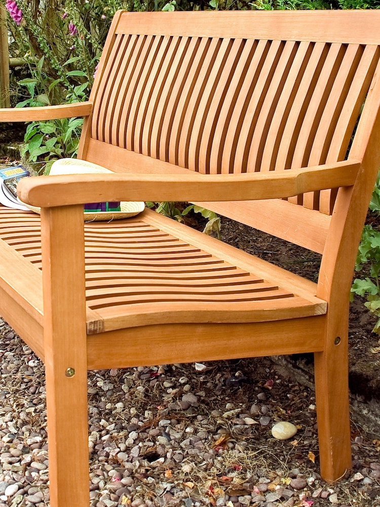 Rowlinson Brown Willington Bench 1.2m - Image 2 of 3