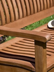 Rowlinson Brown Willington Bench 1.2m - Image 3 of 3