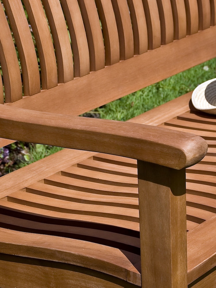 Rowlinson Brown Willington Bench 1.2m - Image 3 of 3