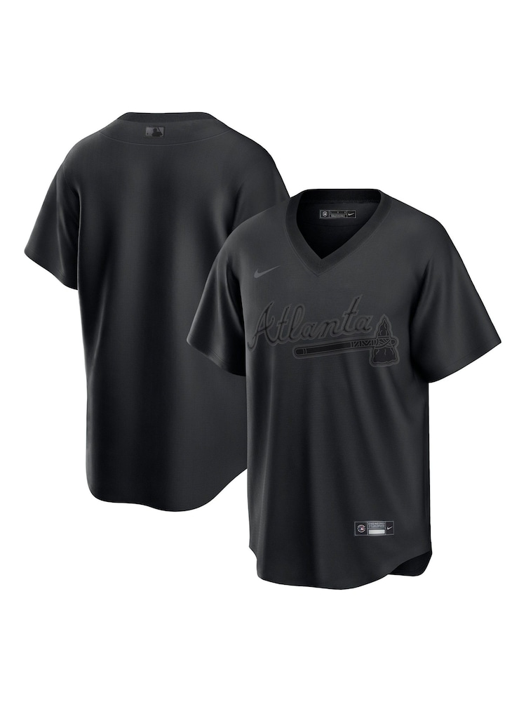 Nike Black Fanatics Atlanta Braves Nike Triple T-Shirt - Image 1 of 3