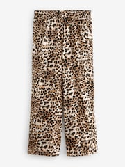 Hellbraun, Leoprint - Pyjama aus 100 % Baumwolle - Bild 7 von 7