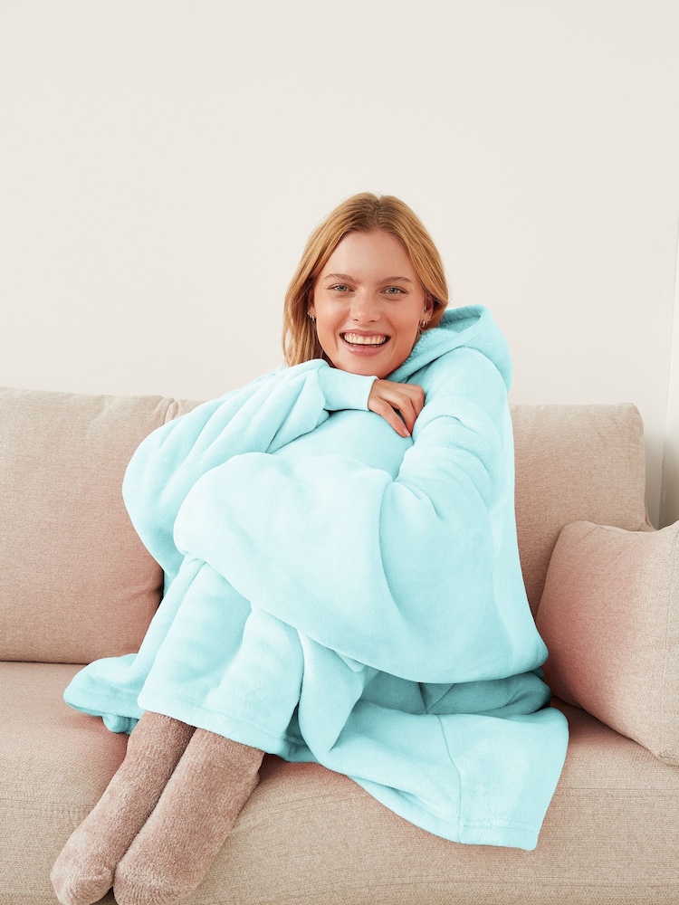 Ony Soft Cosy Fleece Extra Thick Oversized Blanket Hoodie - Image 1 of 6 Ony Soft Cosy Fleece Extra Thick Oversized Blanket Hoodie - Image 1 of 6