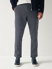 Navy Blue Slim Smart Motion Flex Stretch Trousers - Image 1 of 8