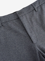 Navy Blue Slim Smart Motion Flex Stretch Trousers - Image 6 of 8