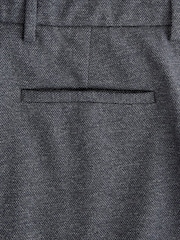 Navy Blue Slim Smart Motion Flex Stretch Trousers - Image 7 of 8
