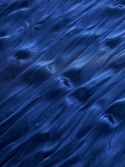 Navy Blue Textured Sleeveless Top - Image 7 of 7