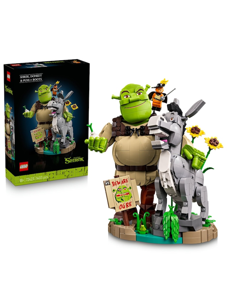 LEGO Shrek, Donkey & Puss in Boots Figure Kit 72423 - Image 2 of 8