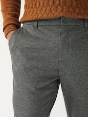 Grey Slim Smart Motion Flex Stretch Trousers - Image 4 of 8