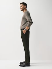 Green Slim Smart Motion Flex Stretch Trousers - Image 2 of 9