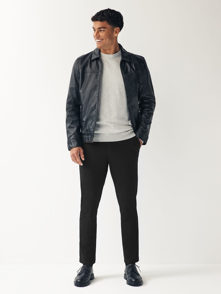 Black Slim Smart Motion Flex Stretch Trousers - Image 2 of 8