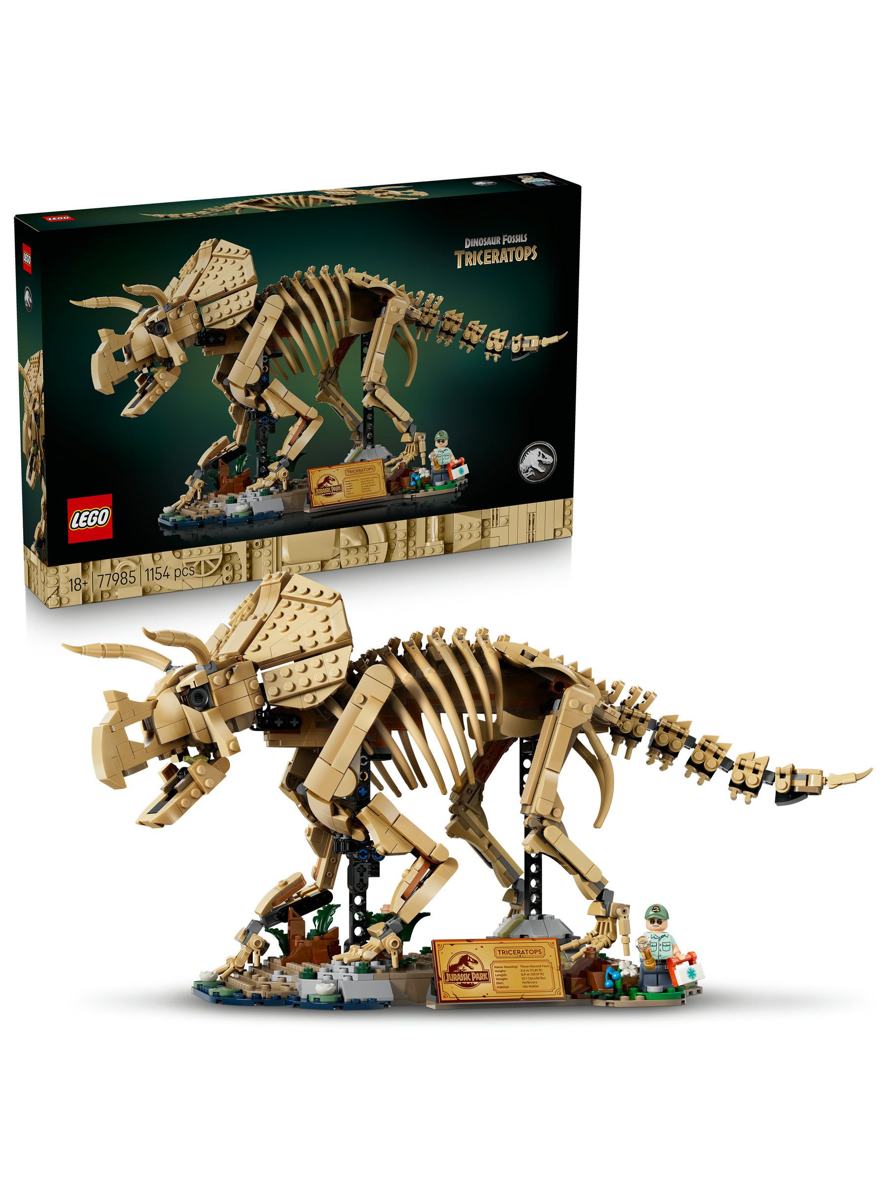 Joom Jo Market - Japan Select - Men's Lego Jurassic World Triceratops Dinosaur Fossil Toy 77985 For And Wo - Image 22