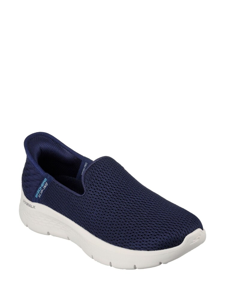 Skechers Blue Slip Ins Go Walk Flex Relish Womens Trainers - Image 1 of 5