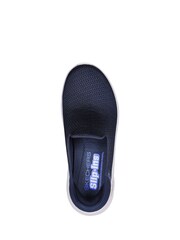 Skechers Blue Slip Ins Go Walk Flex Relish Womens Trainers - Image 2 of 5