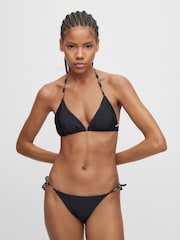 HUGO Black Hugo Branded Bikini Bottoms with Tie Sides - Image 1 of 5