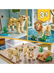 LEGO Creator 3 in 1 Wild Animals: Majestic Lion 31386 - Image 7 of 8
