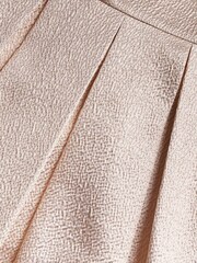 Monsoon Gold Jacquard One-Shoulder Dress - Image 3 of 3