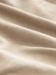 Mink Brown Tailored Elastic Back Wide Leg Trousers - Image 7 of 7