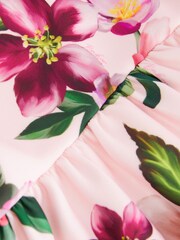 Baker by Ted Baker Pink Floral Scuba Dress - Image 10 of 11