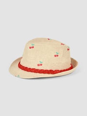 JoJo Maman Bébé Neutral Trilby Hat - Image 1 of 3