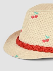 JoJo Maman Bébé Neutral Trilby Hat - Image 3 of 3
