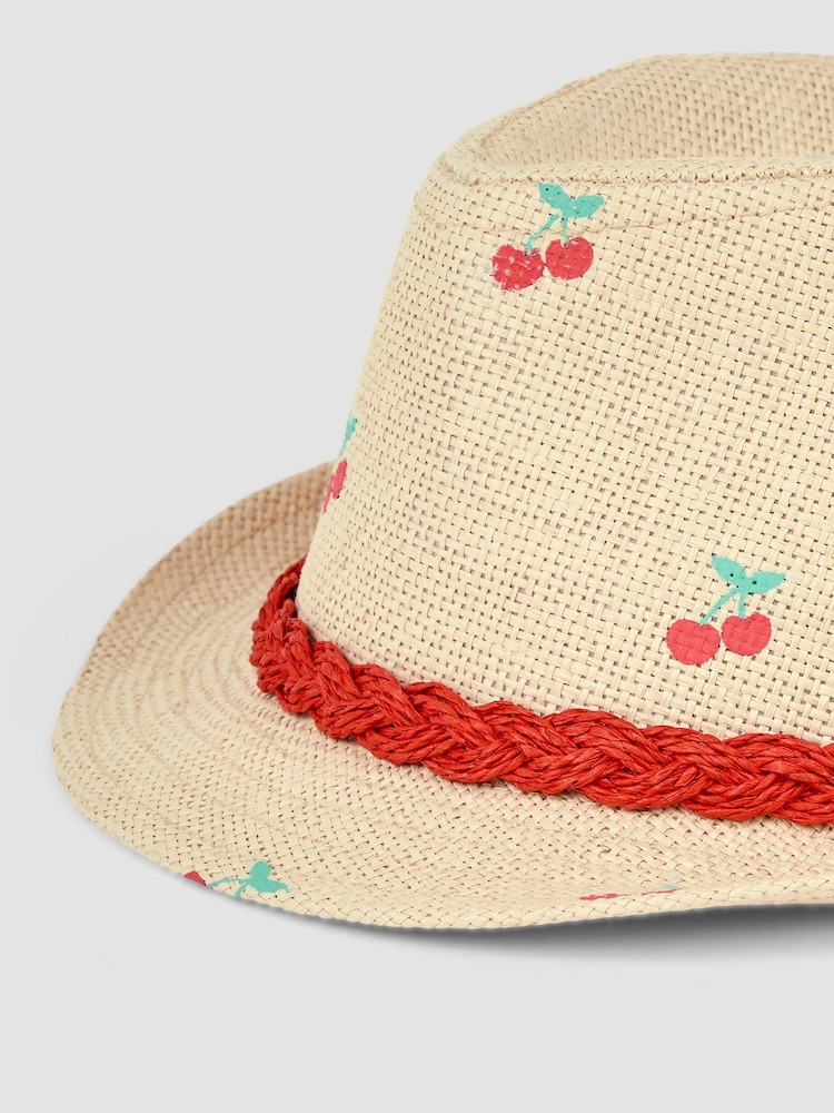 JoJo Maman Bébé Neutral Trilby Hat - Image 4 of 4 JoJo Maman Bébé Neutral Trilby Hat - Image 4 of 4