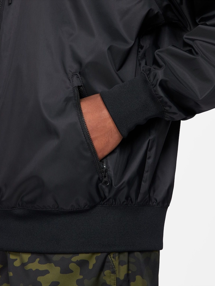 Nike Black Windrunner Hooded Jacket - Image 13 of 13