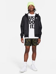 Nike Black Windrunner Hooded Jacket - Image 3 of 13