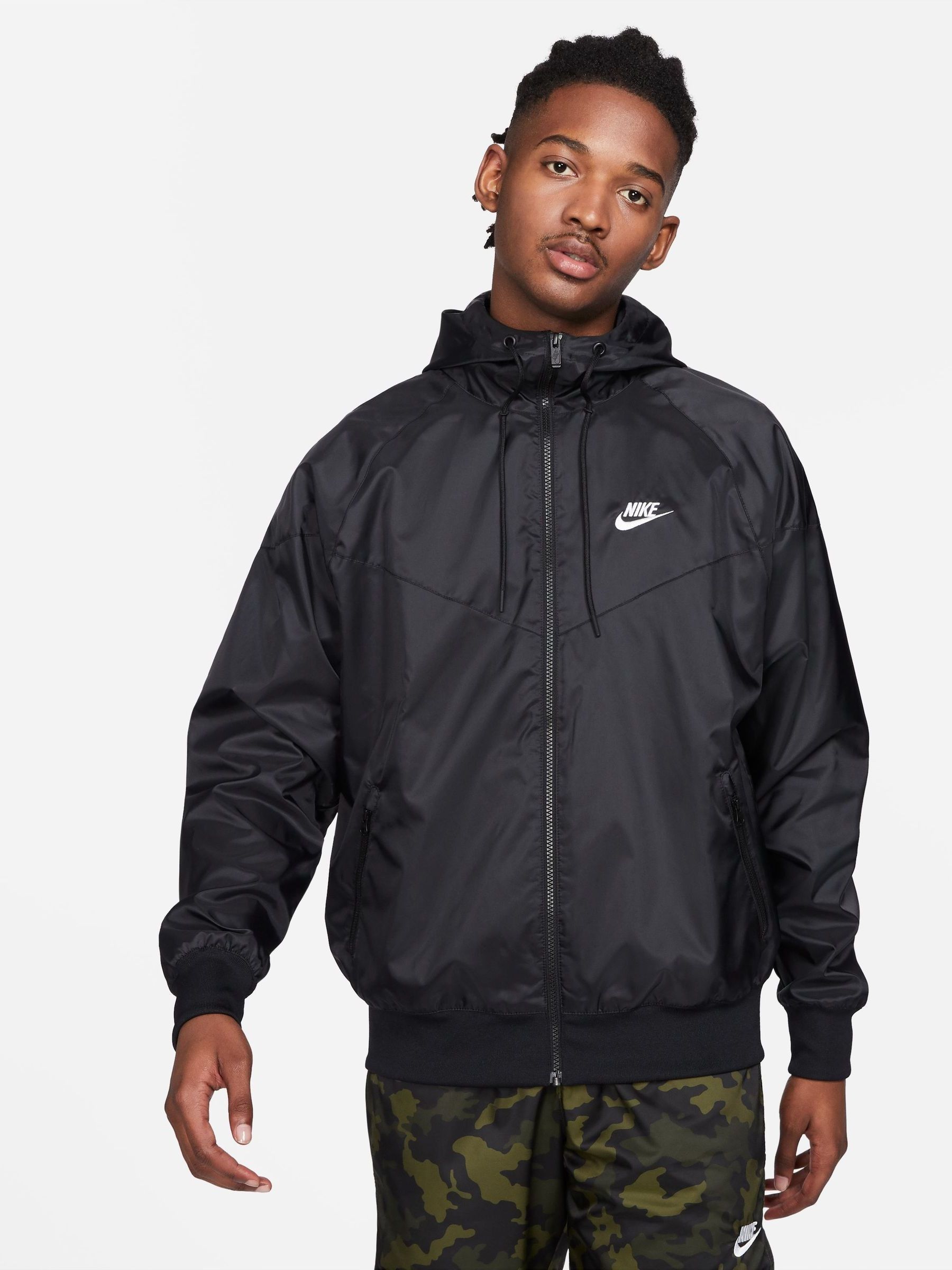 stone  nike WINDRUNNER jacket Sサイズ Kurtka Nike Impossibly Light Windrunner M Szaro-Czarna [HV6521-084