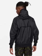 Nike Black Windrunner Hooded Jacket - Image 27 of 27