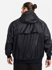 Nike Black Windrunner Hooded Jacket - Image 8 of 13