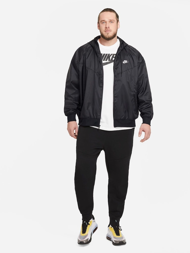Nike Black Windrunner Hooded Jacket - Image 9 of 13