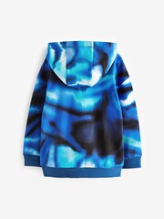 Blue Digital Print Hoodie (3-16yrs) - Image 6 of 7