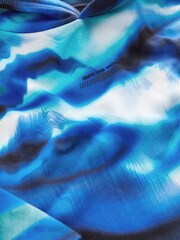 Blue Digital Print Hoodie (3-16yrs) - Image 7 of 7