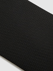 Reiss Black Ceremony Textured Silk-Blend Tie - Image 3 of 5
