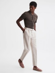 Reiss Pink Espadrille Suede Summer Shoes - Image 2 of 5